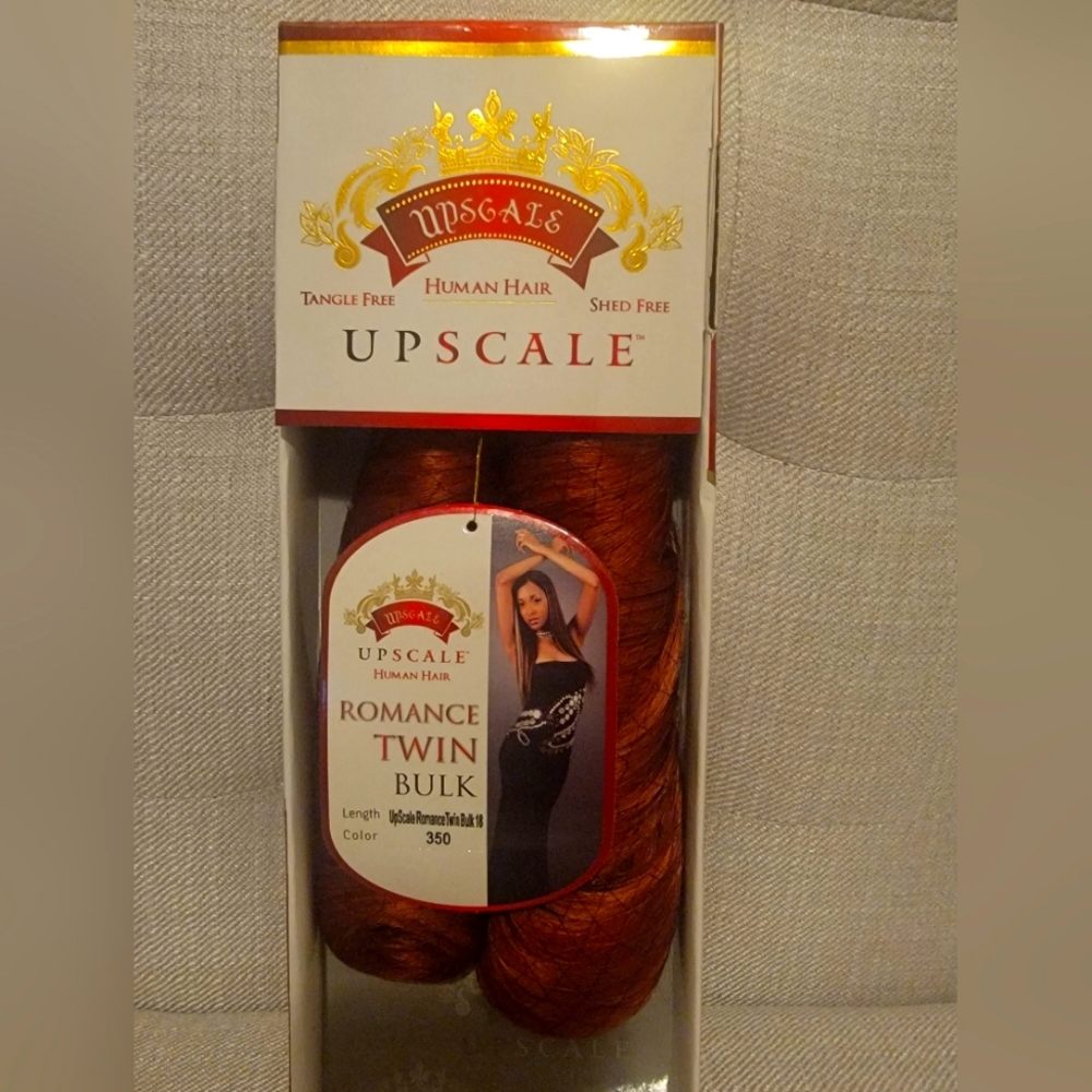 5pks - New unused 100% Human Hair, Romance Twin Bulk Hair 18" (p350) 5pk deal